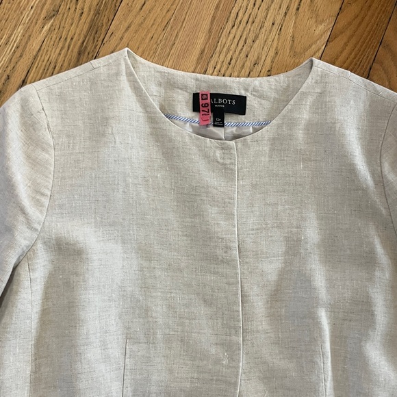 Talbots Collarless Jacket - Picture 3 of 4